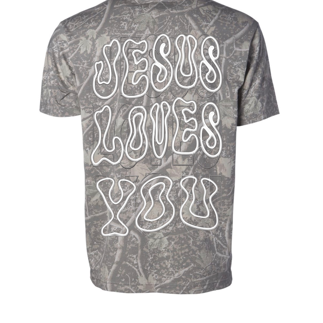 CAMO Jesus Loves You